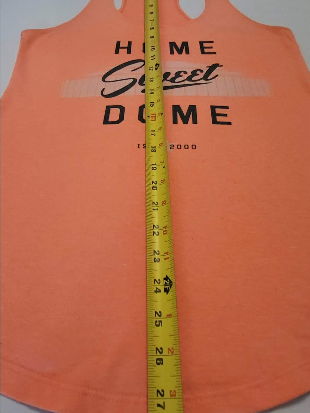 Orange Houston Astros Astrodome “Home Sweet Dome" Graphic Racerback Tank - Picture 4 of 7